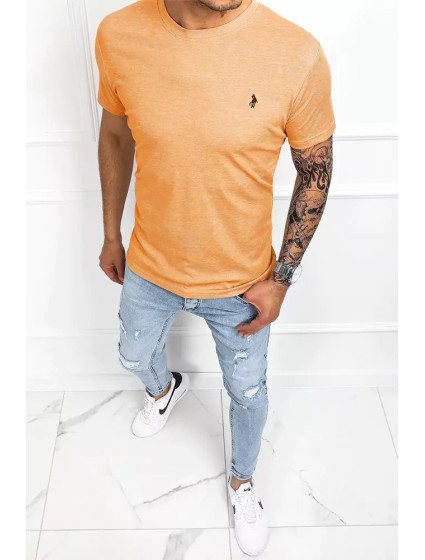 Základní oranžové pánské tričko Dstreet RX4968