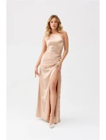 Večerní šaty SUK0461 zlaté - Roco Fashion