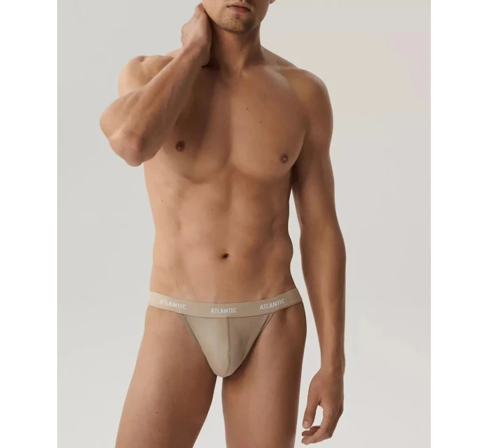 Pánské slipy / tanga 3PACK 3BMP-1582 Béžová - Atantic Pánské slipy / tanga 3PACK 3BMP-1582 Béžová - Atantic