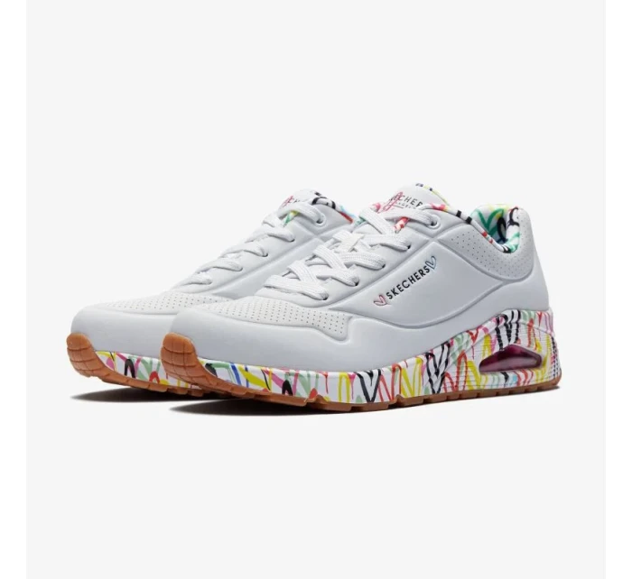 Skechers X Jgoldcrown Uno Loving Love W 155506-WHT dámské boty