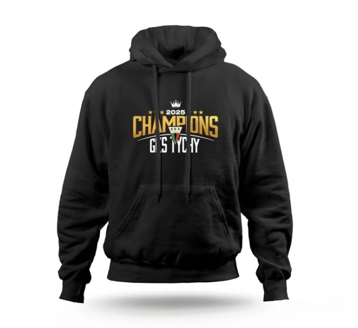 GKS Tychy Champions mikina M SREBGKSCHAM-BLK