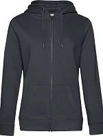 B&C QUEEN Zipped Hood_° Dámská mikina s kapucí 01.W03Q asphalt