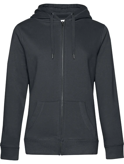 B&C QUEEN Zipped Hood_° Dámská mikina s kapucí 01.W03Q asphalt B&C QUEEN Zipped Hood_° Dámská mikina s kapucí 01.W03Q asphalt