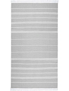 The One Towelling Recycled Hamam Towel Hamam ručník "Recycled" 48.1059 ash grey
