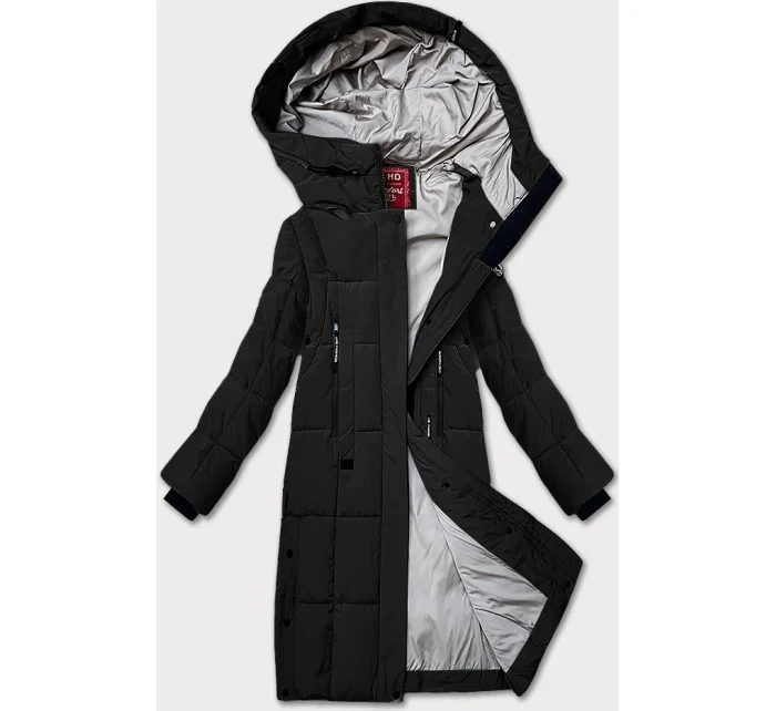Černá dámská zimní prošívaná bunda model 21248054 - LHD Černá dámská zimní prošívaná bunda model 21248054 - LHD