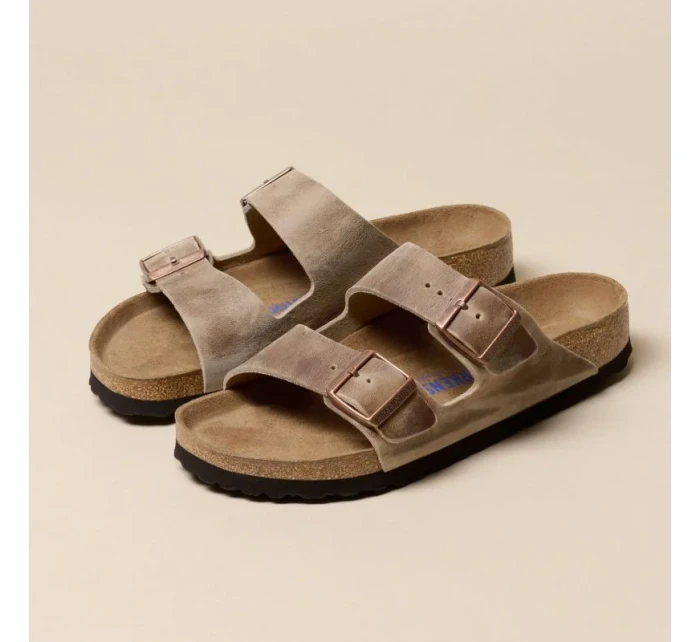 Birkenstock Arizona Soft Footbed Oiled Leather Tabacco Brown úzké žabky pro muže/dámy (0552813) Birkenstock Arizona Soft Footbed Oiled Leather Tabacco Brown úzké žabky pro muže/dámy (0552813)
