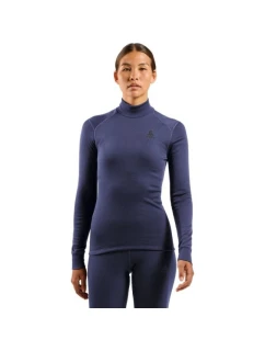 BL TOP model 21485310 spodní prádlo s dlouhým rukávem l/s ACTIVE WARM velikost M Blue - ODLO