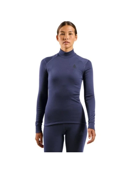BL TOP model 21485310 spodní prádlo s dlouhým rukávem l/s ACTIVE WARM velikost M Blue - ODLO