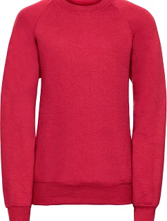 Russell Athletic 762B Dětská raglánová mikina 10.762B classic red