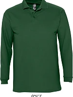 SOL'S Winter II Piqué polo s dlouhým rukávem 25.1353 golf green