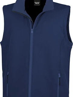 Result R 232M Pánská 2-vrstvá softshell vesta "Printable" 30.232M navy/navy