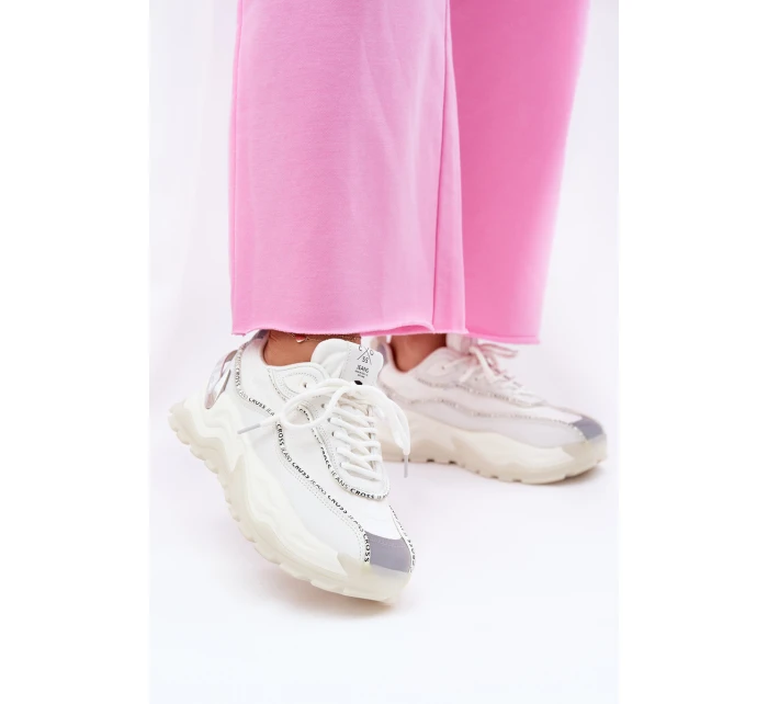 Dámské Sportovní Obuv Cross Jeans II2R4017C Bílé