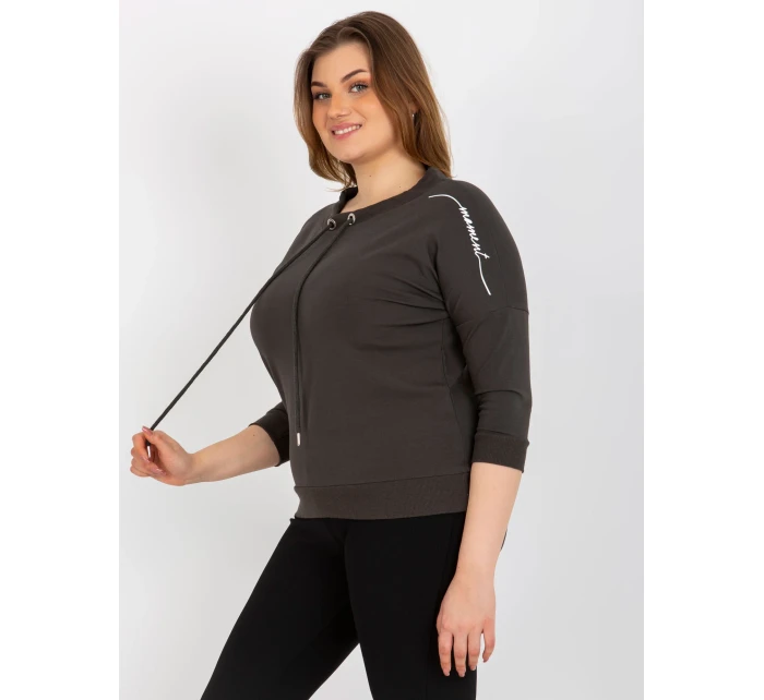 Dámská halenka RV BZ 8459.10X tmavá khaki - FPrice