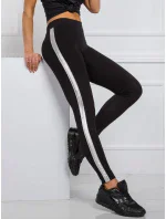 Legíny RV LG R4766.06 černá a stříbrná