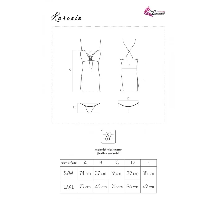 Něžná košilka Karonin - LivCo Corsetti