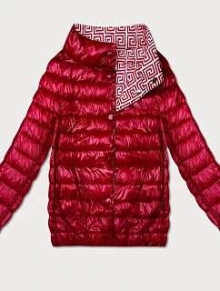 Lekko ocieplana dwustronna kurtka do bioder Goodlookin czerwona (P21-7213/7212-16)