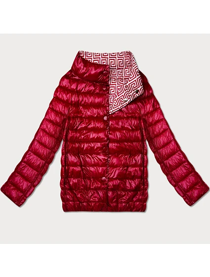 Lehce zateplená oboustranná bunda do boků Goodlookin red (P21-7213/7212-16) Lehce zateplená oboustranná bunda do boků Goodlookin red (P21-7213/7212-16)
