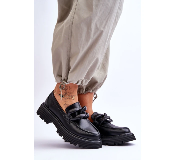 Kožené boty Big Star Černe model 21618129 - Big Star Shoes