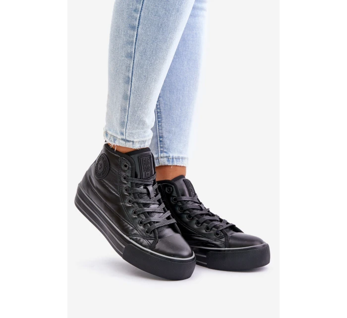 Zateplené dámské tenisky na platformě OO274A471 černé Zateplené dámské tenisky na platformě OO274A471 černé