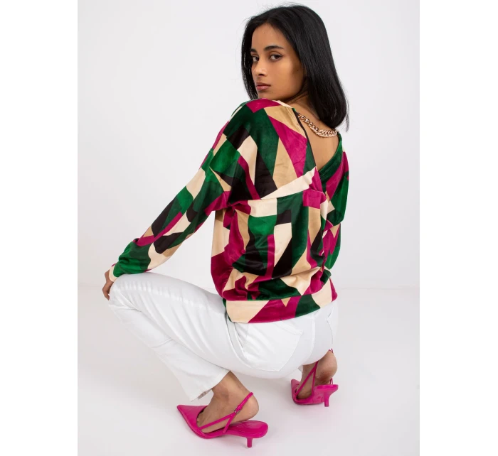 Halenka DHJ BZ 6550.74P tmavě zelená