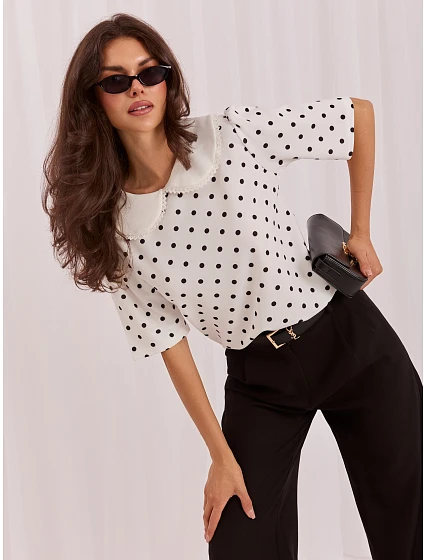 Bluzka MI BZ model 22272227 biały - FPrice Bluzka MI BZ model 22272227 biały - FPrice