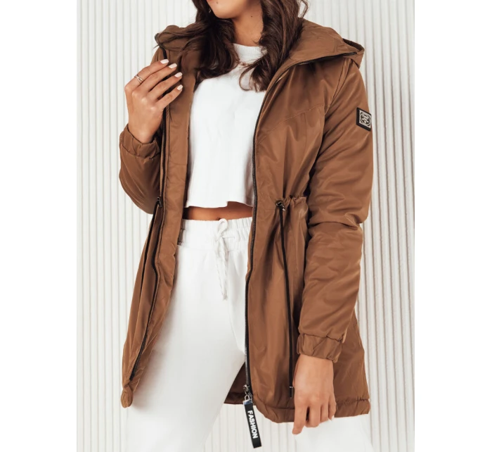 Dámská bunda parka HENRY camel FashionStreet TY4105 Dámská bunda parka HENRY camel FashionStreet TY4105