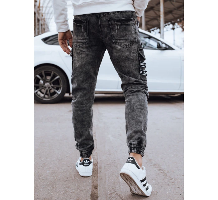 Pánské bojové kalhoty šedé FashionStreet UX4239