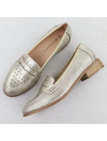 Dámské polobotky ažurové zlaté model 21942038 - Potocki