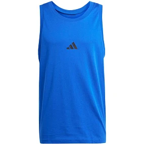 Pánské tričko adidas Essentials Small Logo Tank modré JE8978 pánské Pánské tričko adidas Essentials Small Logo Tank modré JE8978 pánské