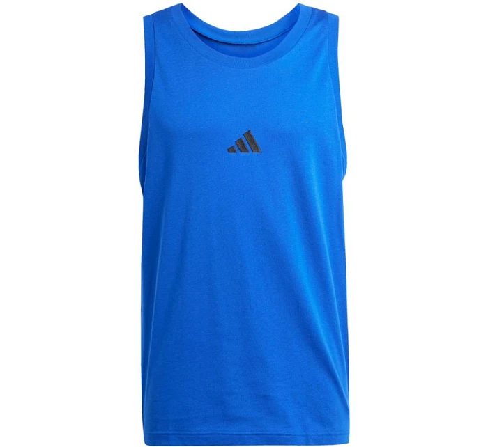 Pánské tričko adidas Essentials Small Logo Tank modré JE8978 pánské Pánské tričko adidas Essentials Small Logo Tank modré JE8978 pánské