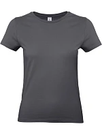 B&C #E190 /women Dámské tričko z těžké bavlny 01.004T dark grey B&C #E190 /women Dámské tričko z těžké bavlny 01.004T dark grey
