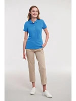 Dámské elastické piqué polo 10. burgundy model 22473827 - Russell Athletic Dámské elastické piqué polo 10. burgundy model 22473827 - Russell Athletic
