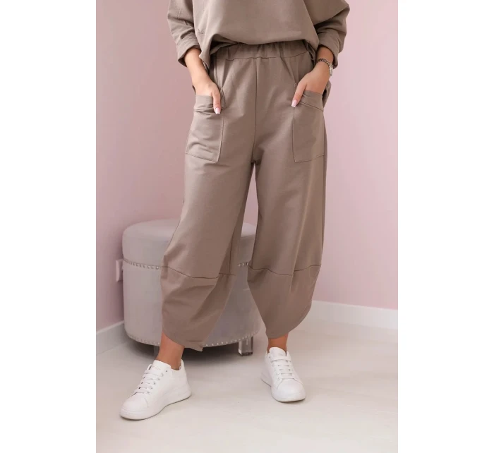 Bavlněná mikina kalhoty set fango Bavlněná mikina kalhoty set fango