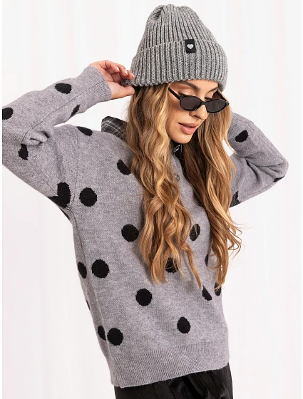 Sweter PM SW J05.99 szary Sweter PM SW J05.99 szary