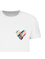 Personalizované pánské tričko s výřezem fotky na podkladu
