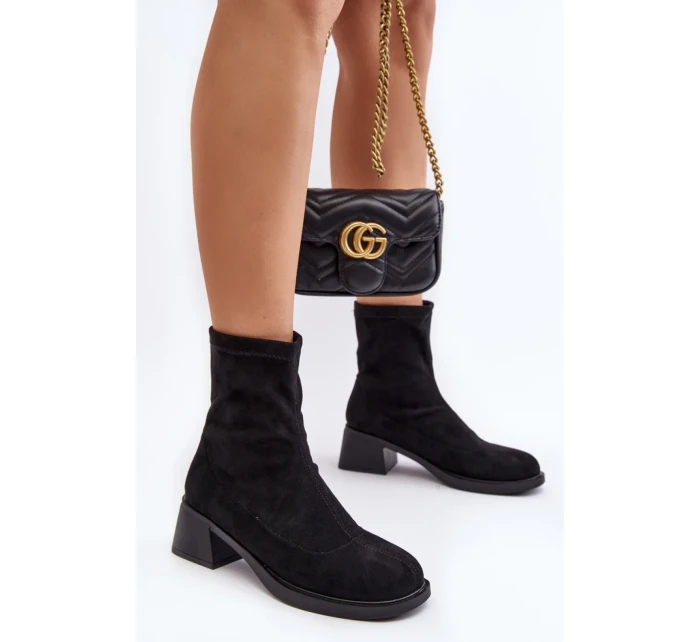 Boty na podpatku  model 189840 Step in style