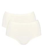 Dámské kalhotky GO Sense Highwaist 2P - WHITE - bílé 00GZ - SLOGGI Dámské kalhotky GO Sense Highwaist 2P - WHITE - bílé 00GZ - SLOGGI