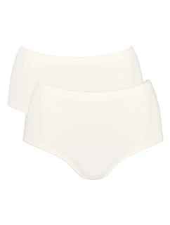 Dámské kalhotky GO Sense Highwaist 2P - WHITE - bílé 00GZ - SLOGGI