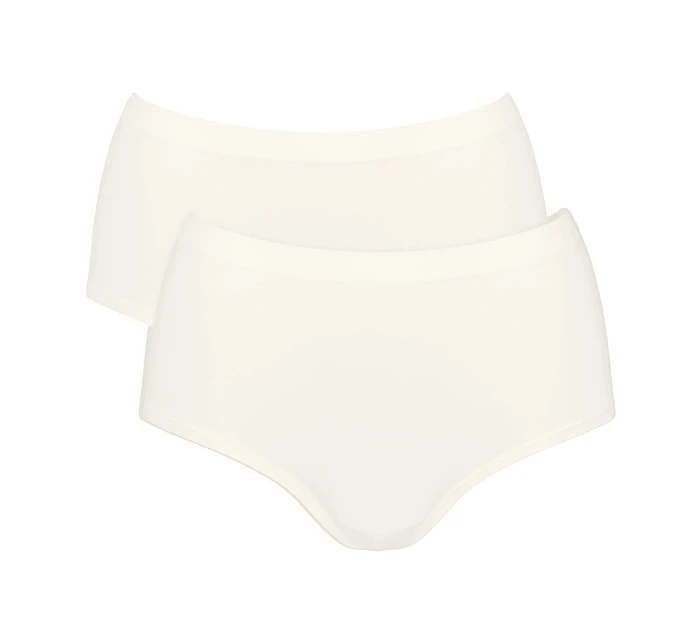Dámské kalhotky GO Sense Highwaist 2P - WHITE - bílé 00GZ - SLOGGI Dámské kalhotky GO Sense Highwaist 2P - WHITE - bílé 00GZ - SLOGGI