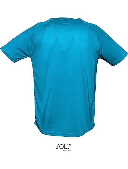SOL'S Sporty Pánské raglánové sportovní tričko model 22524509 aqua SOL'S Sporty Pánské raglánové sportovní tričko model 22524509 aqua