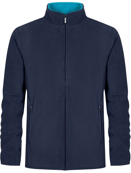 Promodoro 7961 Pánská dvojitá fleecová bunda 40.7961 navy/aqua Promodoro 7961 Pánská dvojitá fleecová bunda 40.7961 navy/aqua