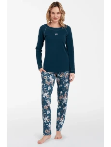 Italská móda Hariet long length sp. barva:marine/print