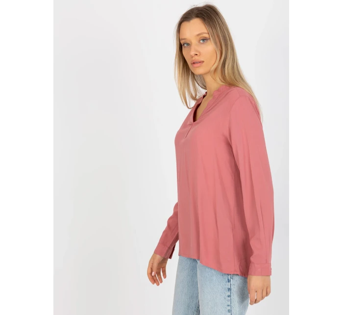 Halenka D73761M11081A tmavě růžová Halenka D73761M11081A tmavě růžová