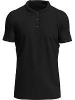 Stretch Polo Pánské elastické piqué polo z těžké bavlny model 22478280 black opal - Stedman Stretch Polo Pánské elastické piqué polo z těžké bavlny model 22478280 black opal - Stedman