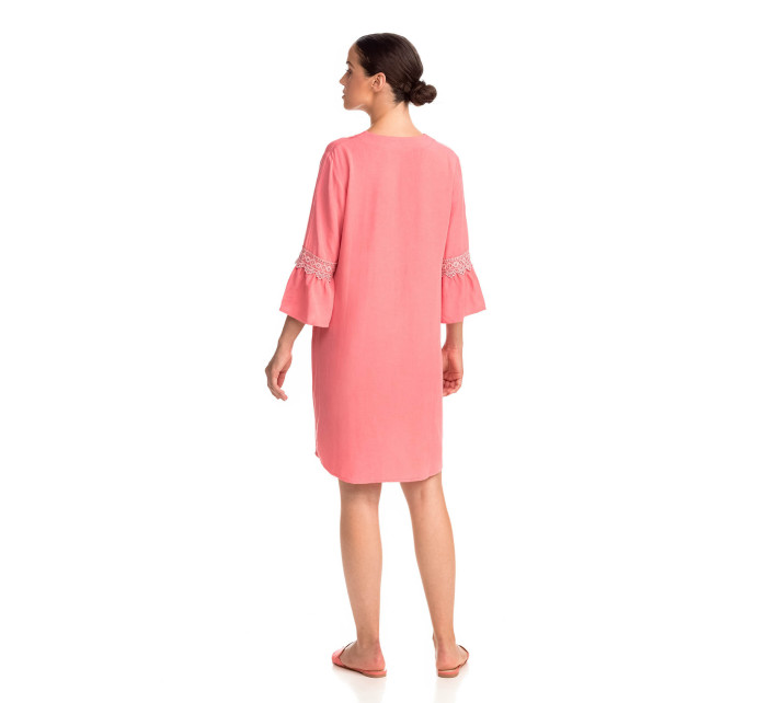 Pohodlné jednobarevné dámské šaty model 15202709 - Vamp