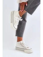 Dámské tenisky na platformě bílé Aineri Dámské tenisky na platformě bílé Aineri