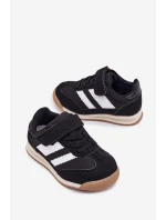 Dětské Sneakersy Sportovní Boty Na Suchý Zip Černé model 21700737 - Boto Dětské Sneakersy Sportovní Boty Na Suchý Zip Černé model 21700737 - Boto