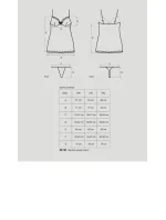 Košilka Adoria chemise - Obsessive Košilka Adoria chemise - Obsessive