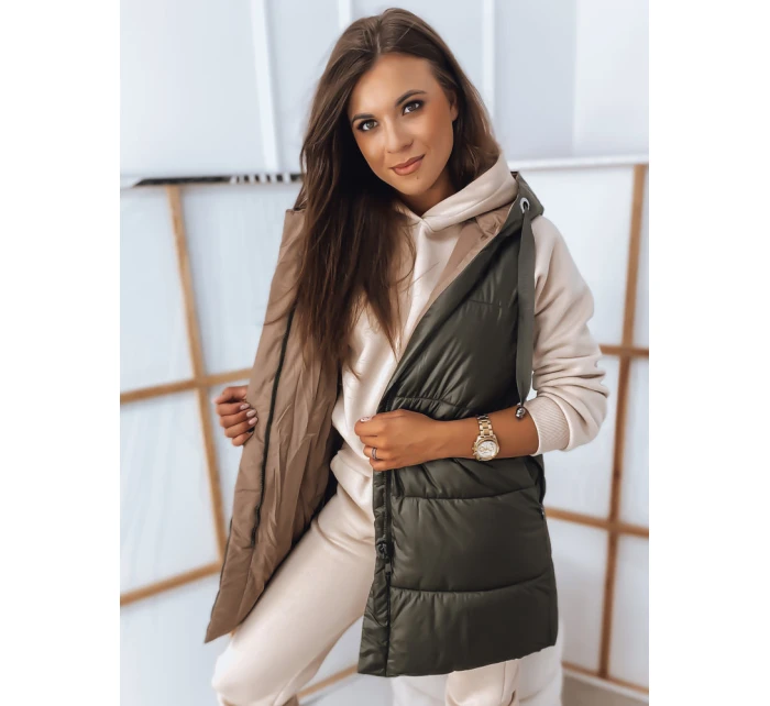 ROSI dámská vesta zelená FashionStreet TY2868