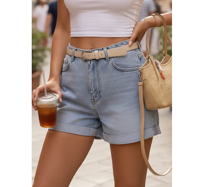 FashionStreet dámské světle modré džínové šortky SY0504